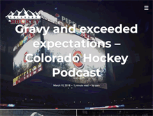 Tablet Screenshot of coloradohockey.com
